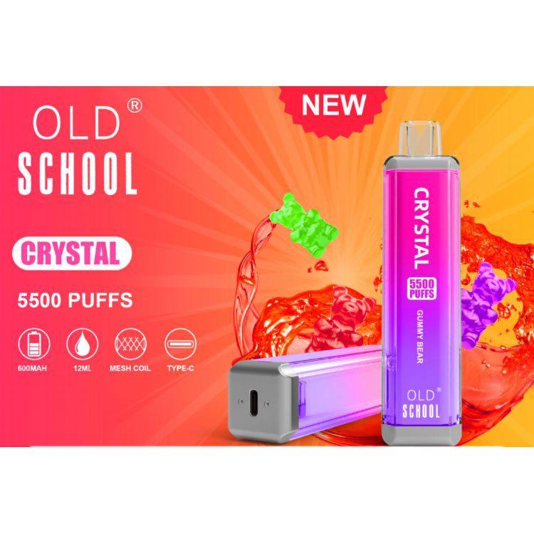 Crystal 5500 Puffs kertakäyttöinen vape